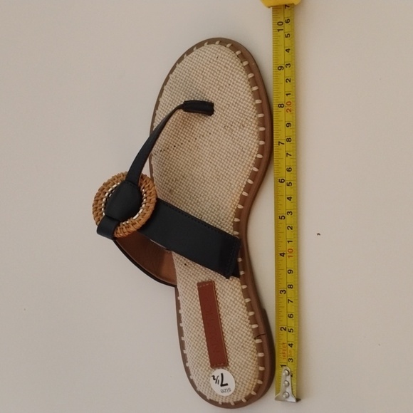 Nautica Navy  Leather Sandals – Men’s‎ 7.5 / Women’s 9 Equivalent | Beach-Ready - Picture 5 of 5